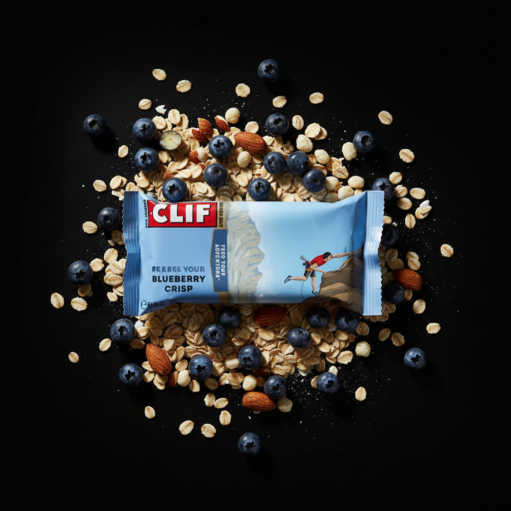 Clif Bar Blueberry Crisp – Barre Énergétique Bio Myrtille & Avoine